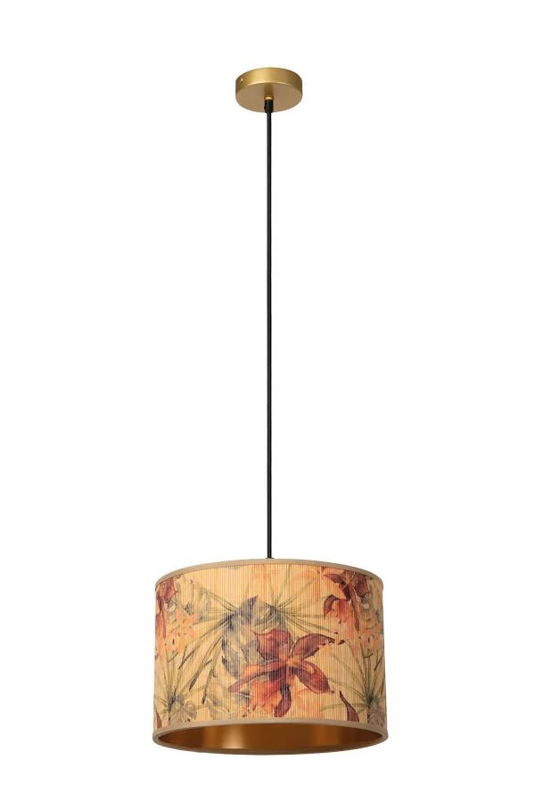 Lucide TANSELLE - Pendant light - Ø 30 cm - 1xE27 - Multicolor - off